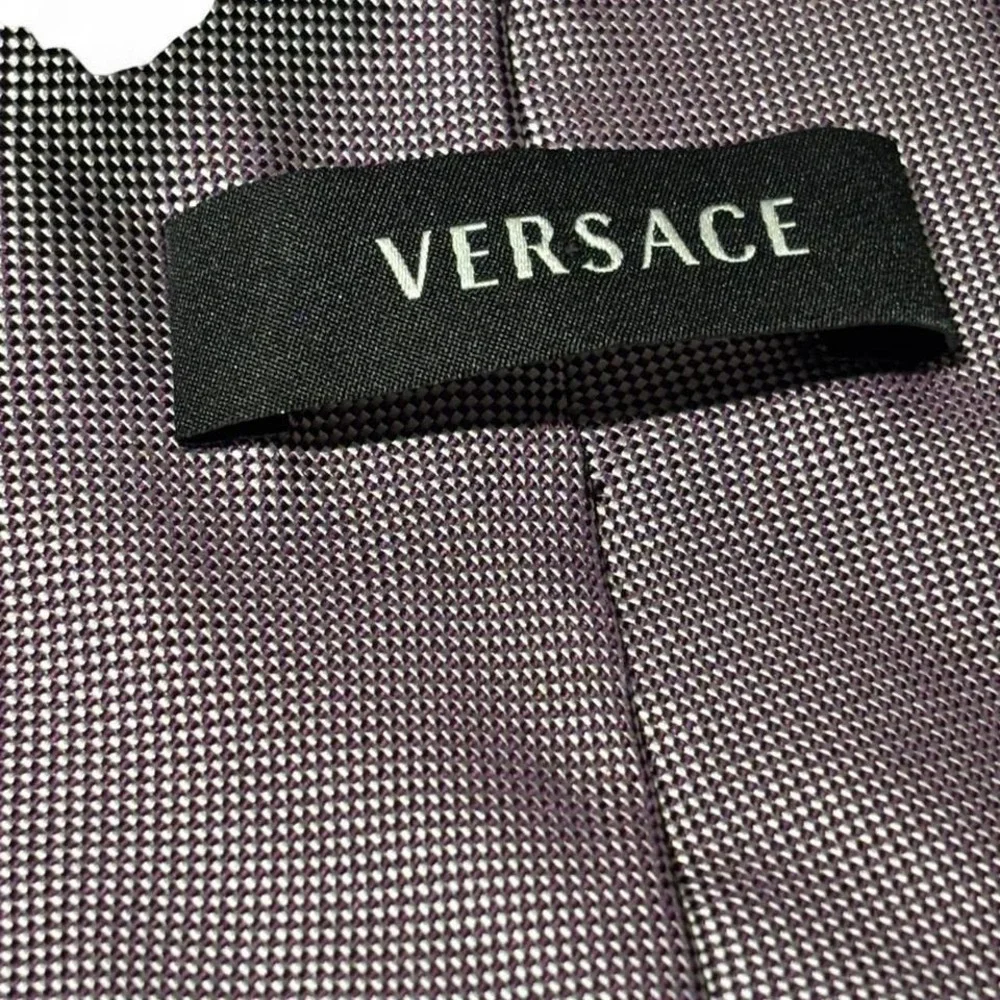 Versace Purple Black Tie Luxury‎ Royalty Professional Loyalty Classic Office